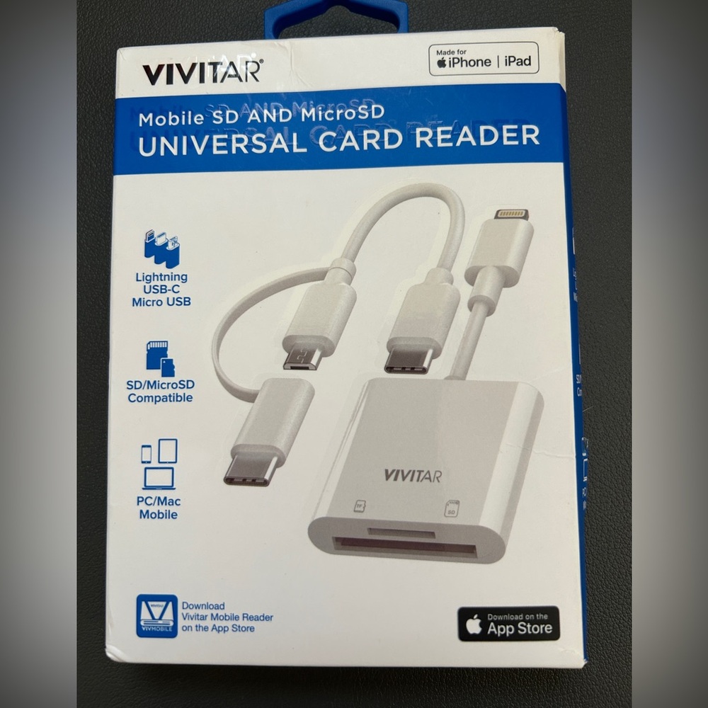 Vivitar Mobile SD and Micro SD Universal Card Reader